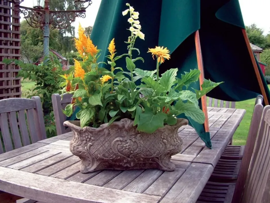 Statues & Sculptures Large|Round^Modena 26 Vase Stone Garden Planter