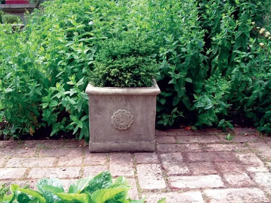 Statues & Sculptures Large|Square^Modena 10 Vase Stone Garden Planter