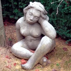 Statues & Sculptures Children|Modern^Mother Goddess Stone Garden Ornament