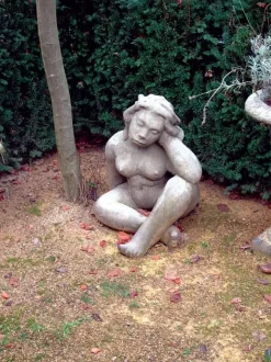 Statues & Sculptures Children|Modern^Mother Goddess Stone Garden Ornament