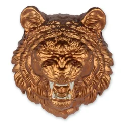 Statues & Sculptures Wall Art|Animals^Mystic Tiger 37cm Bronze Resin Wall Sculpture