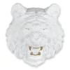 Statues & Sculptures Wall Art|Animals^Mystic Tiger 37cm White Resin Wall Sculpture
