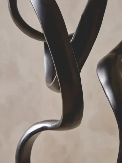Statues & Sculptures Table Top|Abstract^Mystical Grace 60cm Black Metal Indoor Sculpture