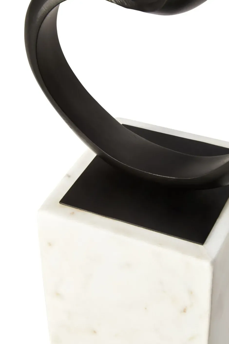 Statues & Sculptures Table Top|Abstract^Mystical Grace 60cm Black Metal Indoor Sculpture