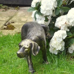 Statues & Sculptures Dogs^Naughty Dog Bronze Metal Garden Ornament
