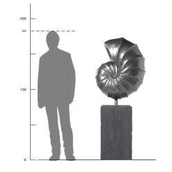 Statues & Sculptures Abstract|Contemporary^Nautical 173cm Resin Bronze Home & Garden Sculpture