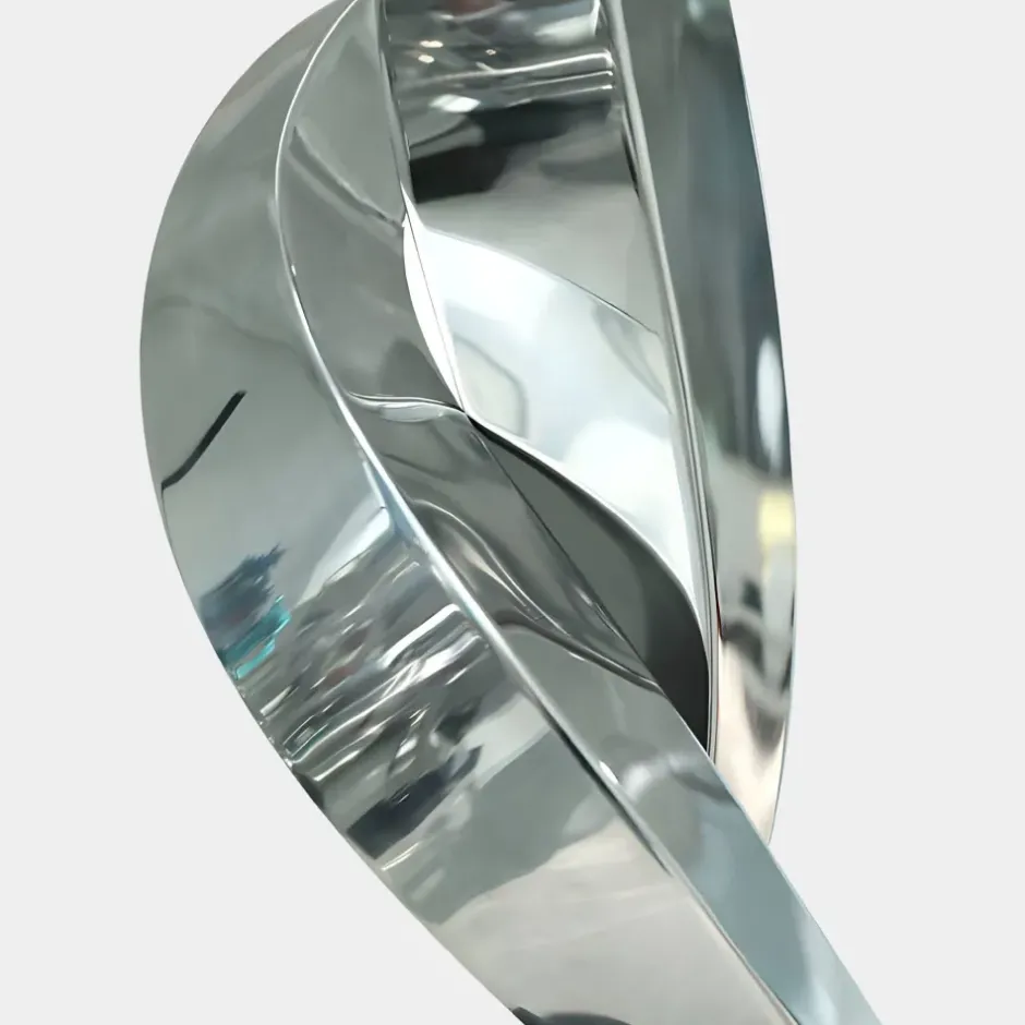 Statues & Sculptures Table Top|Floor Standing^Nexus Ignite 85cm Silver Metal Indoor Sculpture v4