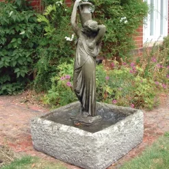 Statues & Sculptures Water Features^Nicole Fountain Stone Garden Water Feature