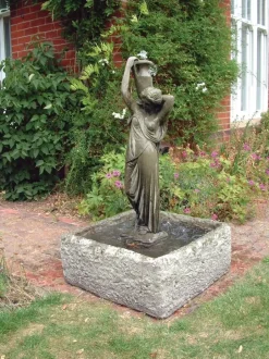 Statues & Sculptures Water Features^Nicole Fountain Stone Garden Water Feature
