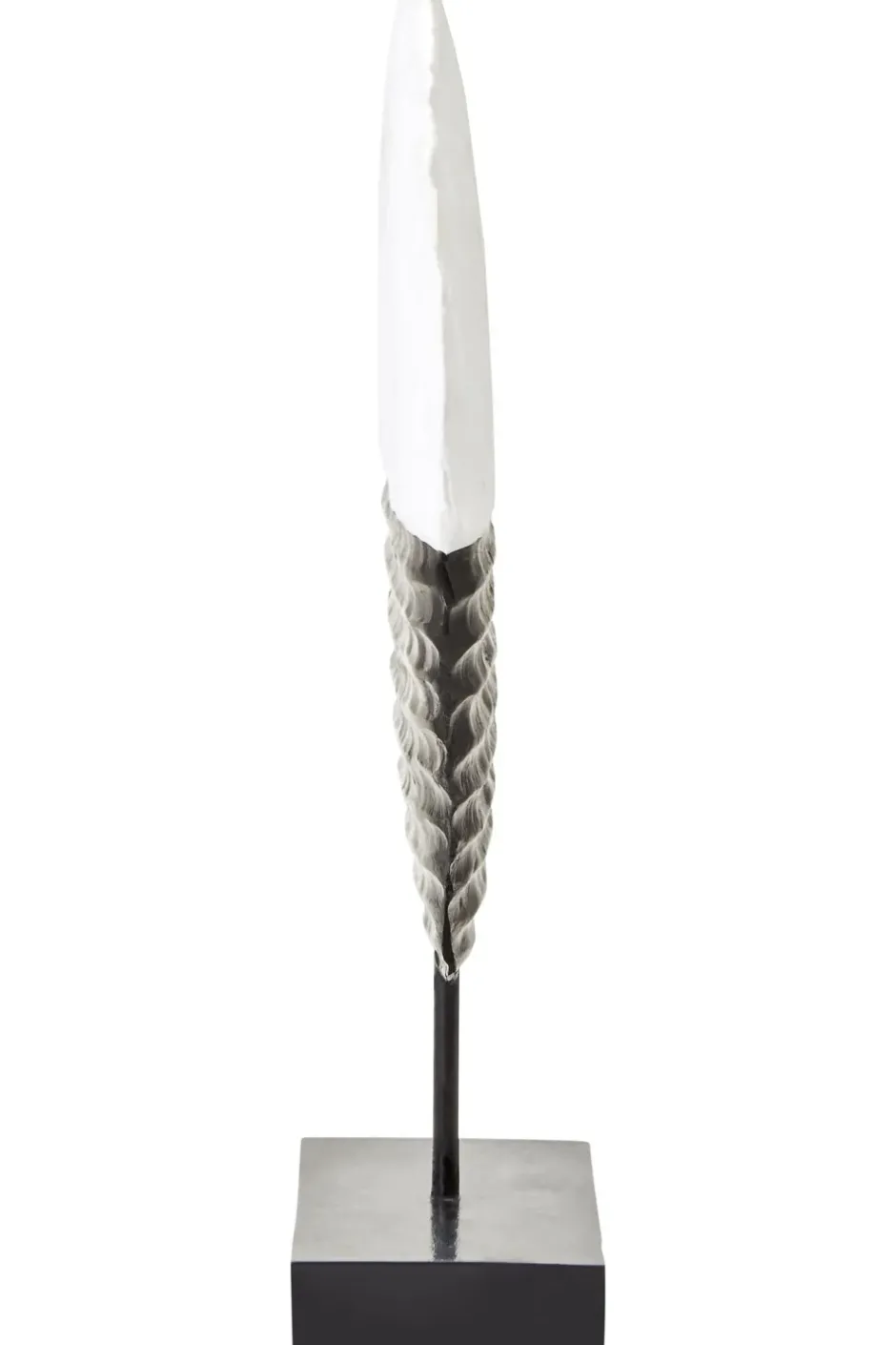 Statues & Sculptures Table Top|Abstract^Night & Day 41cm Black & White Wood Indoor Sculpture