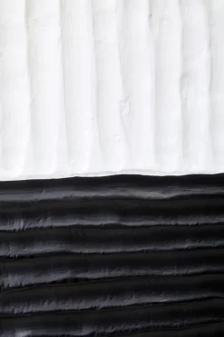 Statues & Sculptures Table Top|Abstract^Night & Day 41cm Black & White Wood Indoor Sculpture