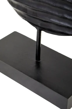Statues & Sculptures Table Top|Abstract^Night & Day 41cm Black & White Wood Indoor Sculpture