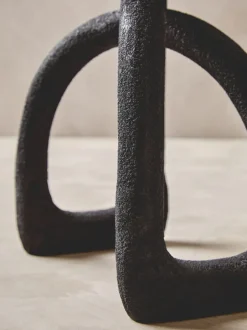 Statues & Sculptures Table Top|Abstract^Nightfall 21cm Black Metal Indoor Sculpture