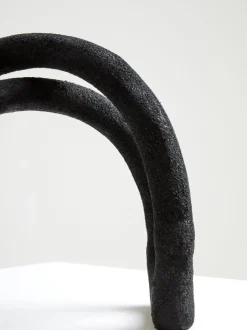 Statues & Sculptures Table Top|Abstract^Nightfall 21cm Black Metal Indoor Sculpture