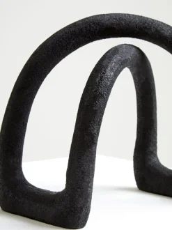 Statues & Sculptures Table Top|Abstract^Nightfall 21cm Black Metal Indoor Sculpture