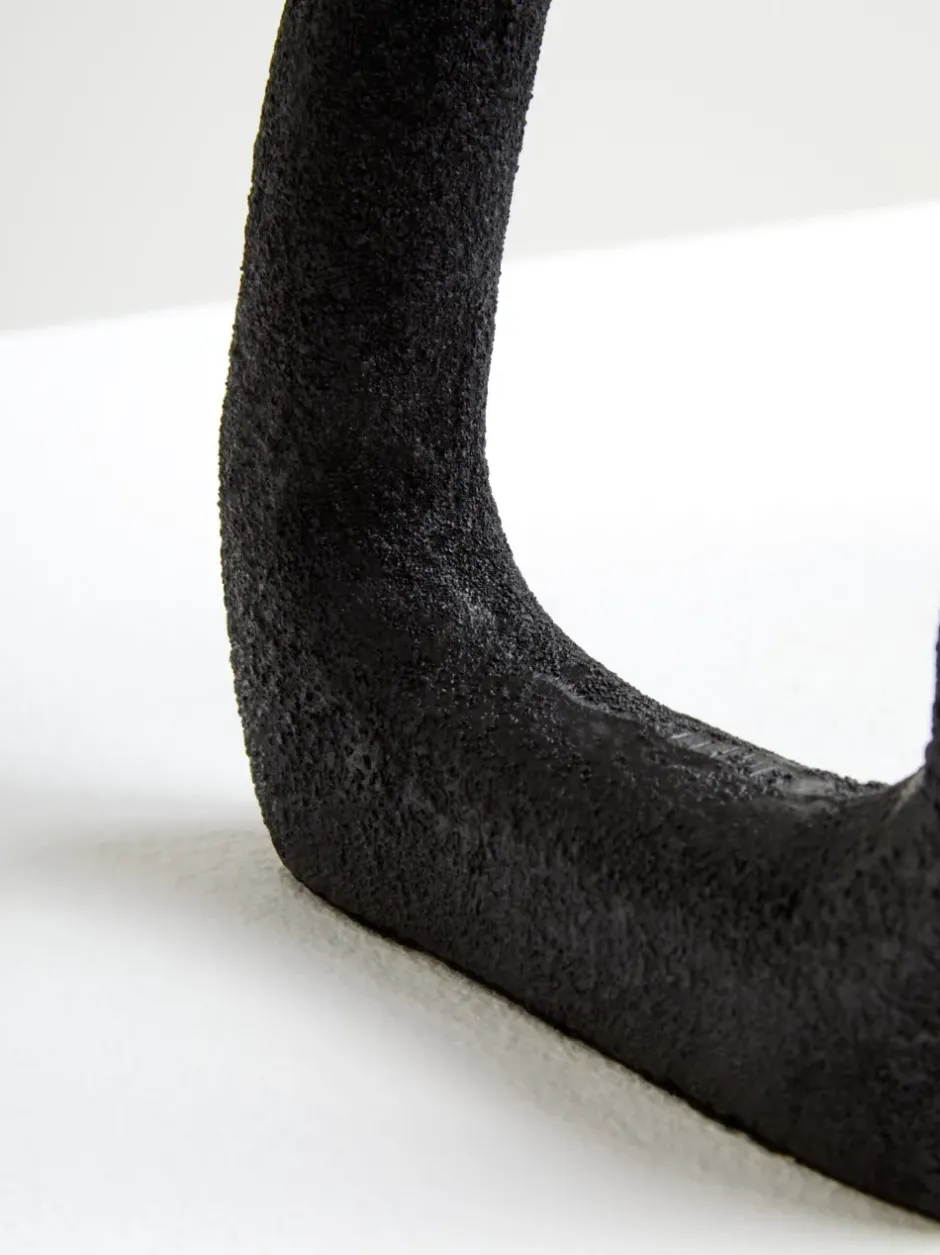 Statues & Sculptures Table Top|Abstract^Nightfall 21cm Black Metal Indoor Sculpture