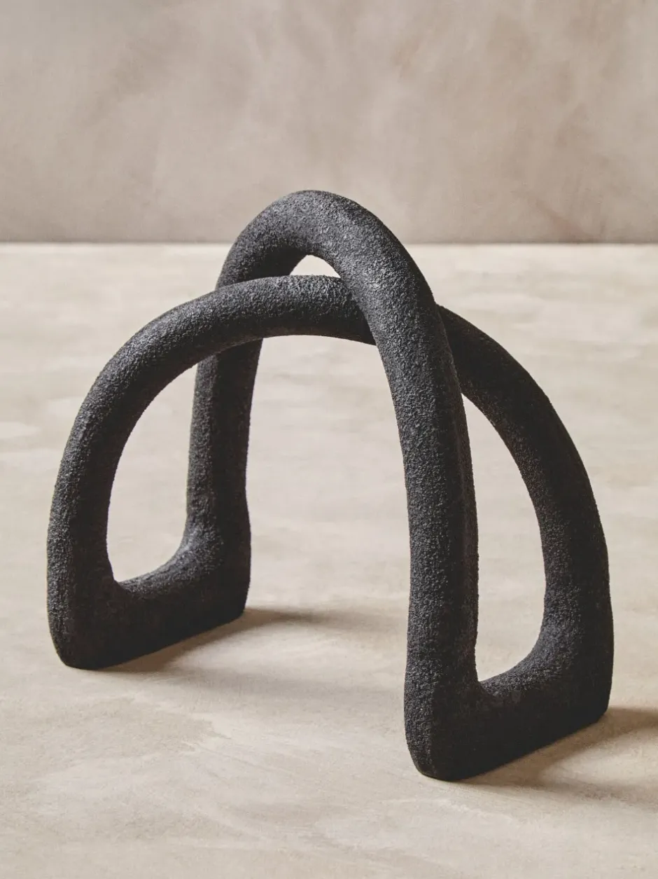 Statues & Sculptures Table Top|Abstract^Nightfall 21cm Black Metal Indoor Sculpture