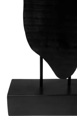 Statues & Sculptures Table Top|Abstract^Obsidian Essence 70cm Black Wood Indoor Sculpture