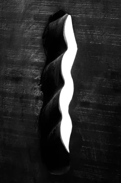 Statues & Sculptures Table Top|Abstract^Obsidian Essence 70cm Black Wood Indoor Sculpture