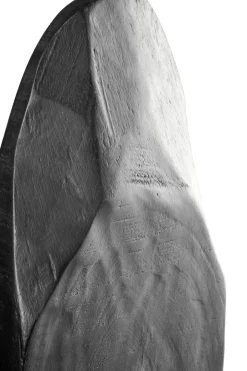 Statues & Sculptures Table Top|Abstract^Obsidian Essence 70cm Black Wood Indoor Sculpture