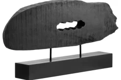 Statues & Sculptures Table Top|Abstract^Obsidian Essence 32cm Black Wood Indoor Sculpture
