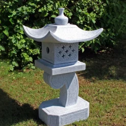 Statues & Sculptures Pagodas^One Tier Japanese Pagoda Lantern Granite Garden Ornament
