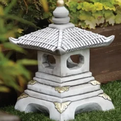Statues & Sculptures Pagodas^One Tier Japanese Pagoda Stone Garden Ornament