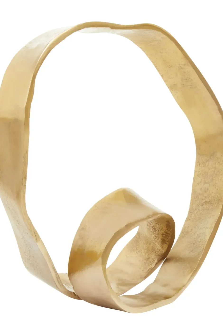 Statues & Sculptures Table Top|Abstract^Orbique 42cm Gold Metal Indoor Sculpture
