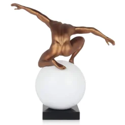 Statues & Sculptures Figurative|Table Top^Orbital Balance 47cm Bronze Resin Indoor Sculpture