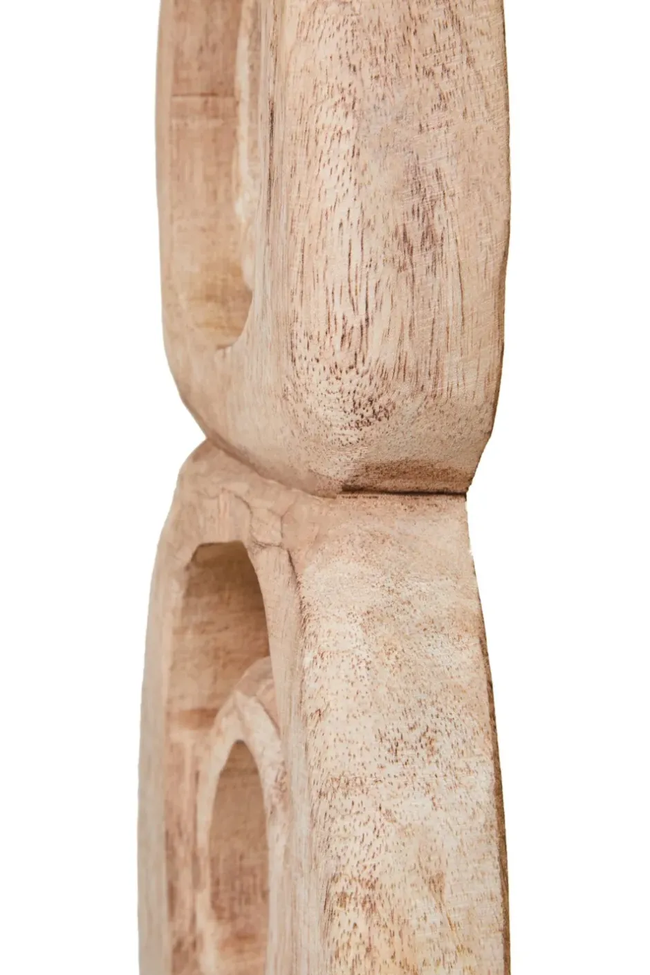 Statues & Sculptures Table Top|Abstract^Orbital Elegance 57cm Wood Indoor Sculpture