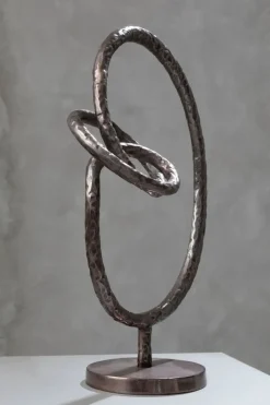Statues & Sculptures Table Top|Abstract^Orbitus 52cm Bronze Metal Indoor Sculpture