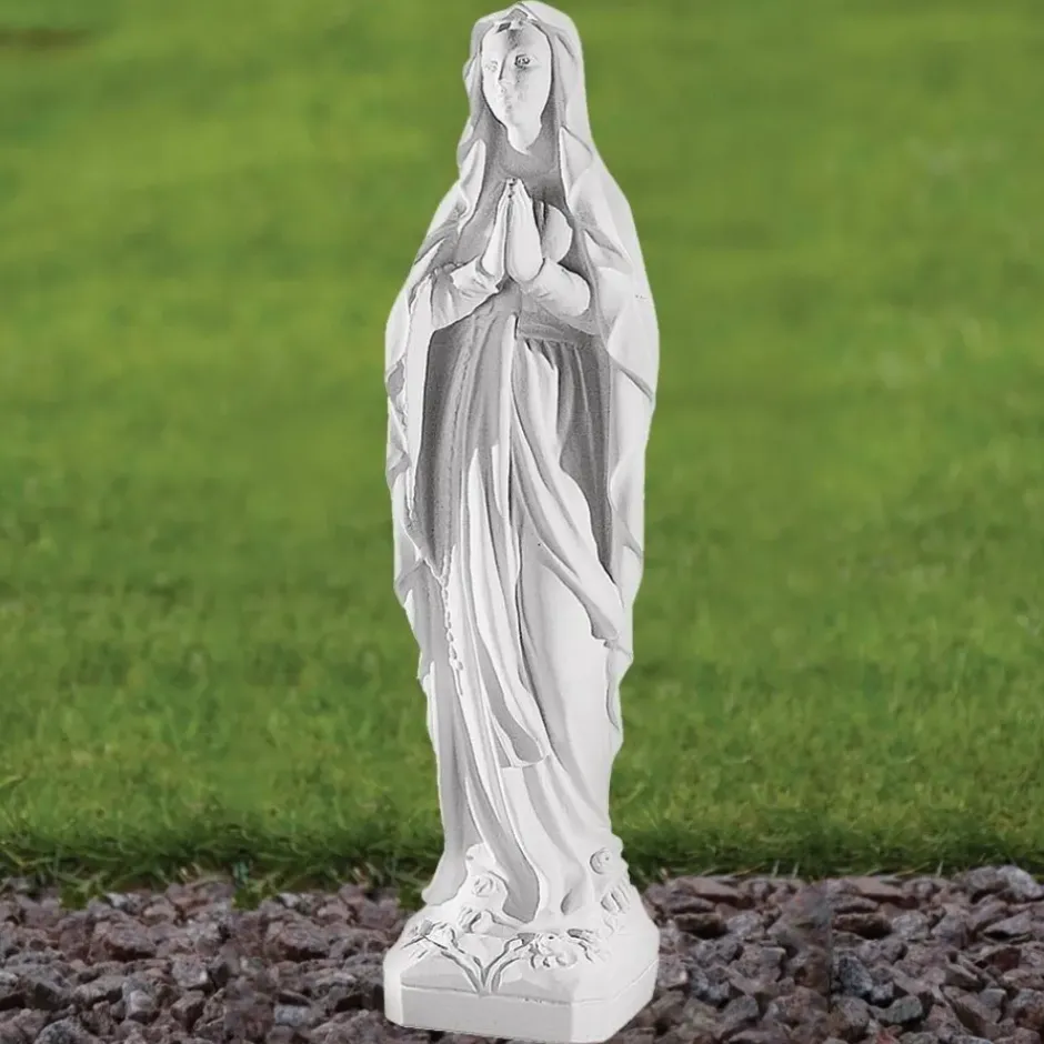 Statues & Sculptures Virgin Mary^Our Lady of Lourdes 40cm Marble Resin Garden Statue