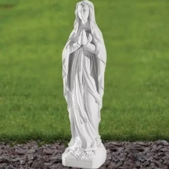 Statues & Sculptures Virgin Mary^Our Lady of Lourdes 58cm Marble Resin Garden Statue