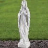 Statues & Sculptures Virgin Mary^Our Lady of Lourdes 31cm Marble Resin Garden Statue