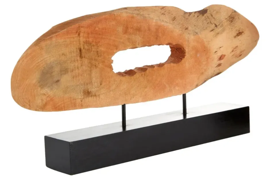 Statues & Sculptures Table Top|Abstract^Oval Essence 32cm Wood Indoor Sculpture