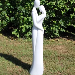 Statues & Sculptures Modern^Passion 80cm Marble Resin Modern Garden Statue
