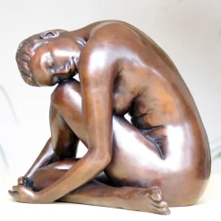 Statues & Sculptures Figurative|Table Top^Pause In The Dance Figurine Bronze Indoor Sculpture