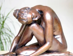 Statues & Sculptures Figurative|Table Top^Pause In The Dance Figurine Bronze Indoor Sculpture