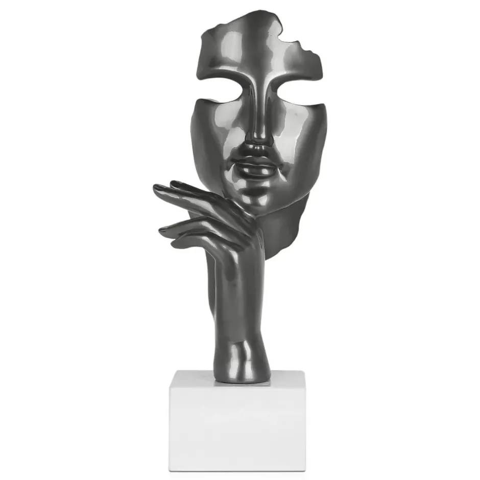 Statues & Sculptures Figurative|Table Top^Phantom Diva 45cm Anthracite Resin Indoor Sculpture