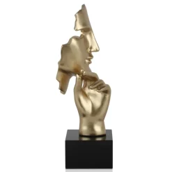 Statues & Sculptures Figurative|Table Top^Phantom Diva 45cm Gold Resin Indoor Sculpture