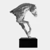 Statues & Sculptures Giant|Floor Standing^Pixel Horse 250cm Silver Metal Garden Sculpture