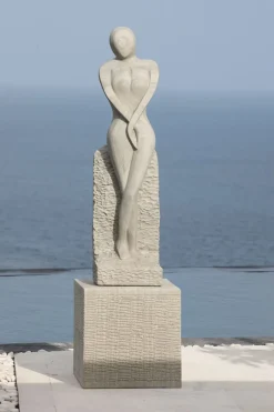 Statues & Sculptures Contemporary^Placidity Contemporary Stone Garden Sculpture