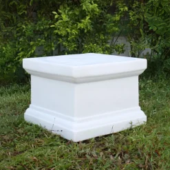Statues & Sculptures Plinths & Pedestals^Plain 32cm Marble Resin Garden Pedestal