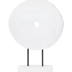 Statues & Sculptures Table Top|Abstract^Polar Perfection 43cm White Wood Indoor Sculpture