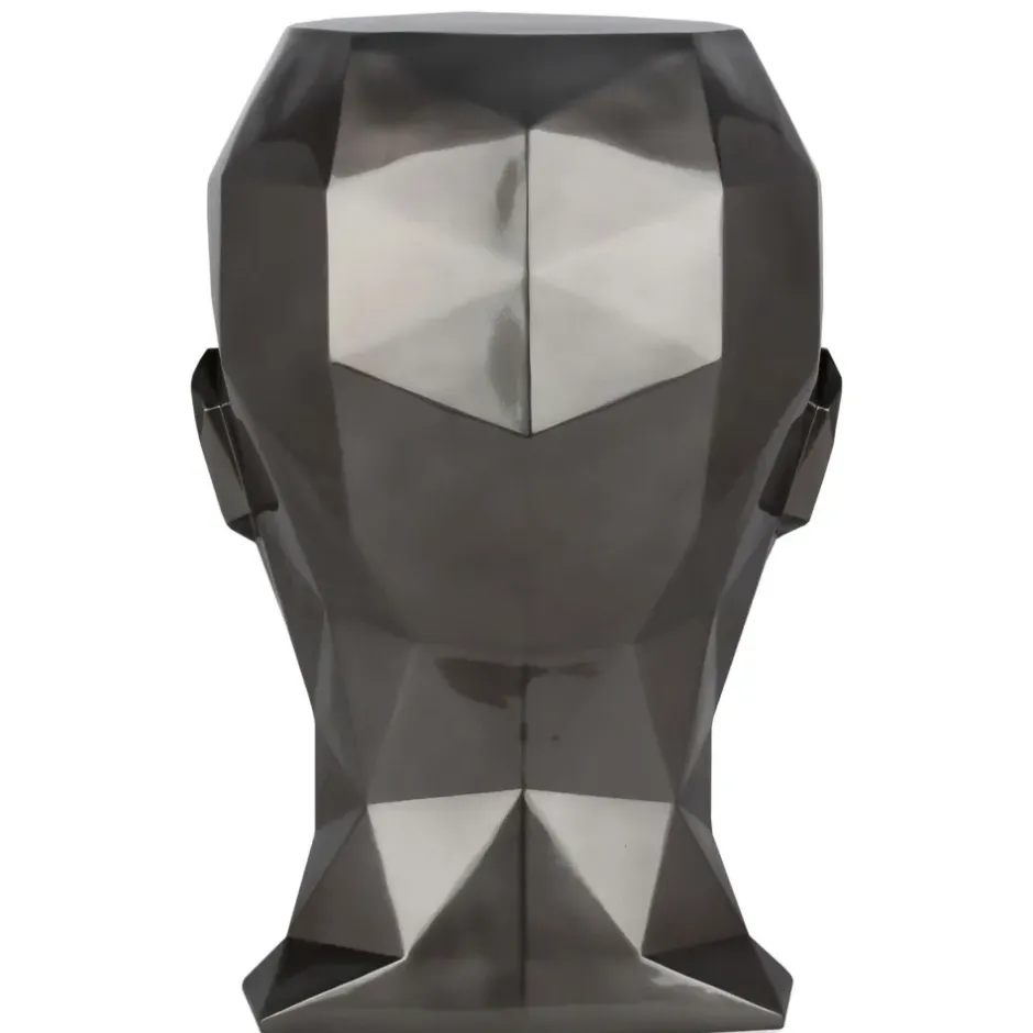 Statues & Sculptures Low Poly|Contemporary^Polygon Female Head 55cm Anthracite Side Table Sculpture