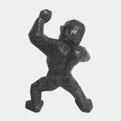 Statues & Sculptures Table Top|Floor Standing^Polygon Gorilla 50cm Lava Resin Indoor Sculpture