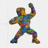 Statues & Sculptures Table Top|Floor Standing^Polygon Gorilla 50cm Pop Art Resin Indoor Sculpture