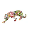 Statues & Sculptures Table Top|Graffiti^Polygon Panther 14cm Street Art Resin Indoor Sculpture