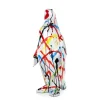 Statues & Sculptures Table Top|Low Poly^Polygon Penguin 50cm Multicoloured Resin Indoor Sculpture
