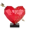 Statues & Sculptures Table Top|Low Poly^Polygon Pure Love 36cm Resin Indoor Sculpture